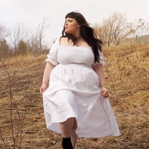 plus size prairie dress